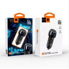 Автомобільний зарядний пристрій WUW-C283 PD30W+ PD30W black