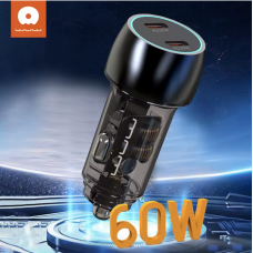 Автомобільний зарядний пристрій WUW-C283 PD30W+ PD30W black