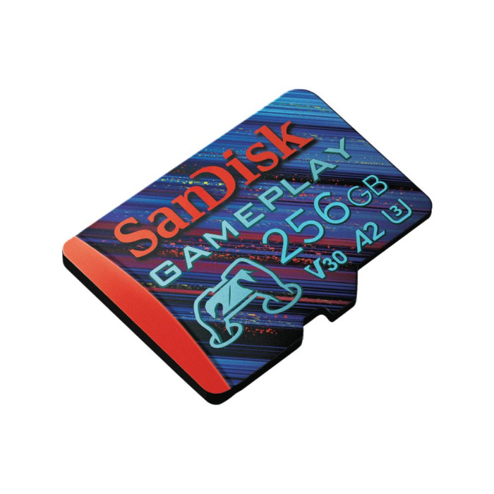 Карта пам'яті microSDXC (UHS-1 U3) SanDisk GamePlay A2 256Gb class 10 V30 (R190MB/s,W130MB/s)