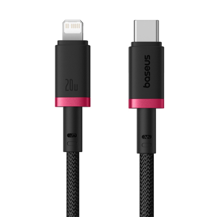 Кабель Baseus Dura Series Fast Charging Cable Type-C to iP 20W 2m Red+Black