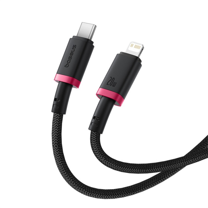 Кабель Baseus Dura Series Fast Charging Cable Type-C to iP 20W 2m Red+Black
