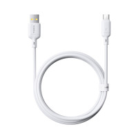 Кабель Baseus Silky Fast Charging Data Cable USB-A to USB-C 3A 2m Moon White