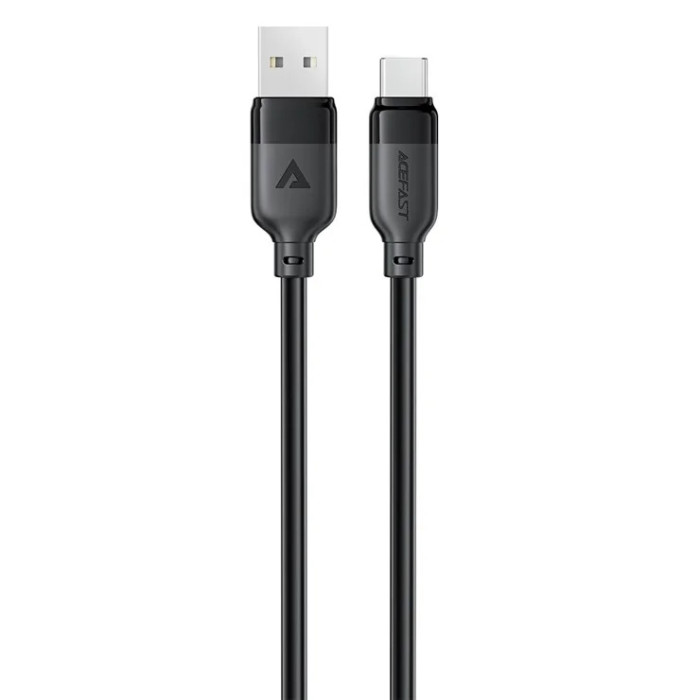 Кабель ACEFAST C16-04, USB to Type-C, 3A, 1.2m ,TPE, TPU connectors, Black