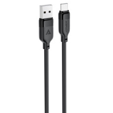Кабель ACEFAST C16-04, USB to Type-C, 3A, 1.2m ,TPE, TPU connectors, Black