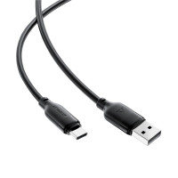 Кабель ACEFAST C16-04, USB to Type-C, 3A, 1.2m ,TPE, TPU connectors, Black