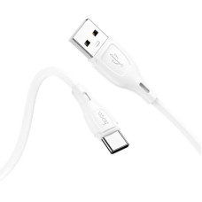 Кабель HOCO X61 Ultimate silicone charging data cable for Type-C White