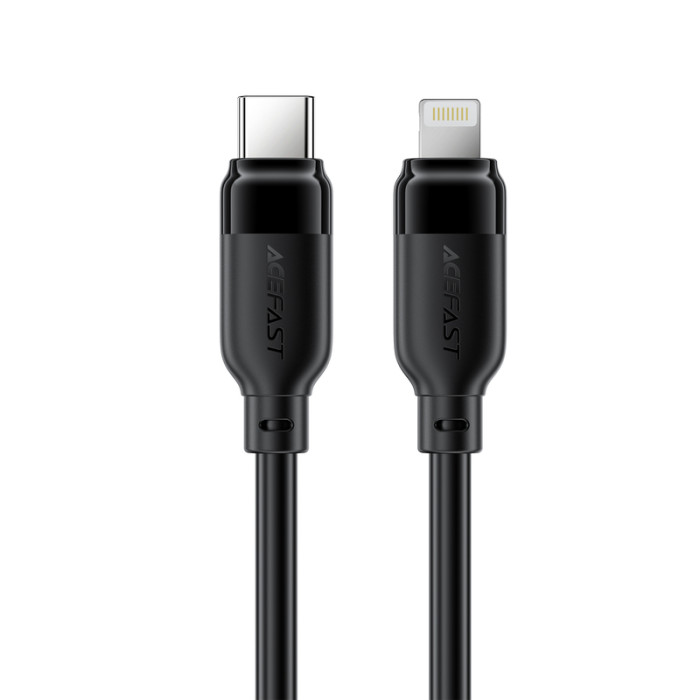 Кабель ACEFAST C16-05, USB to iP, 30W, 2m,TPU, TPU connectors, Black