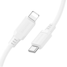 Кабель BOROFONE BX115 Lotto PD silicone charging data cable iP White