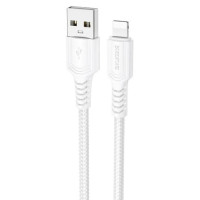 Кабель BOROFONE BX116 Certain charging data cable iP White
