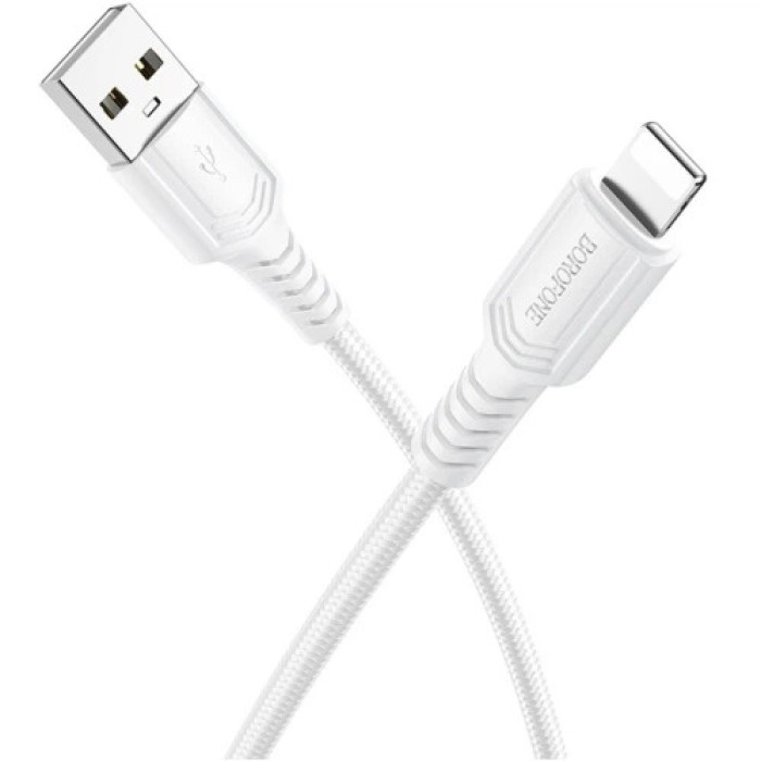 Кабель BOROFONE BX116 Certain charging data cable iP White
