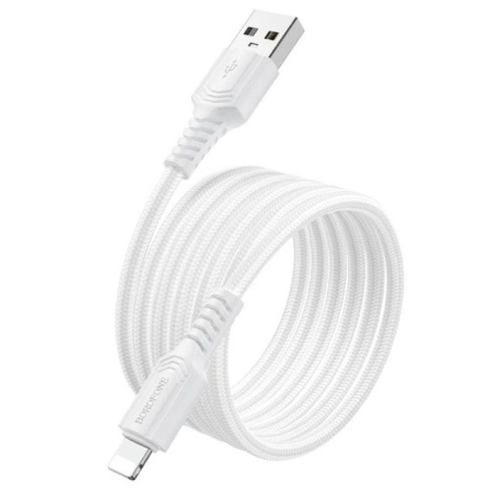 Кабель BOROFONE BX116 Certain charging data cable iP White