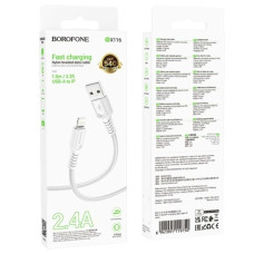 Кабель BOROFONE BX116 Certain charging data cable iP White