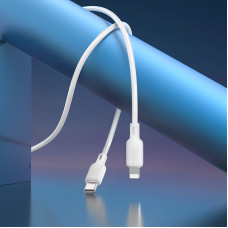 Кабель BOROFONE BX113 Lenny PD silicone charging data cable iP (L=1M) White
