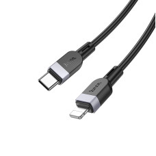 Кабель HOCO X109 Energy PD silicone charging data cable iP(L=1M) Black