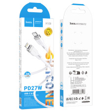 Кабель HOCO X109 Energy PD silicone charging data cable iP(L=1M) White