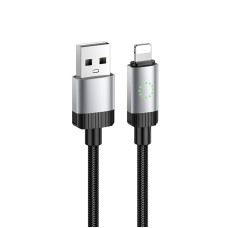 Кабель HOCO X117 Star charging data cable iP Black