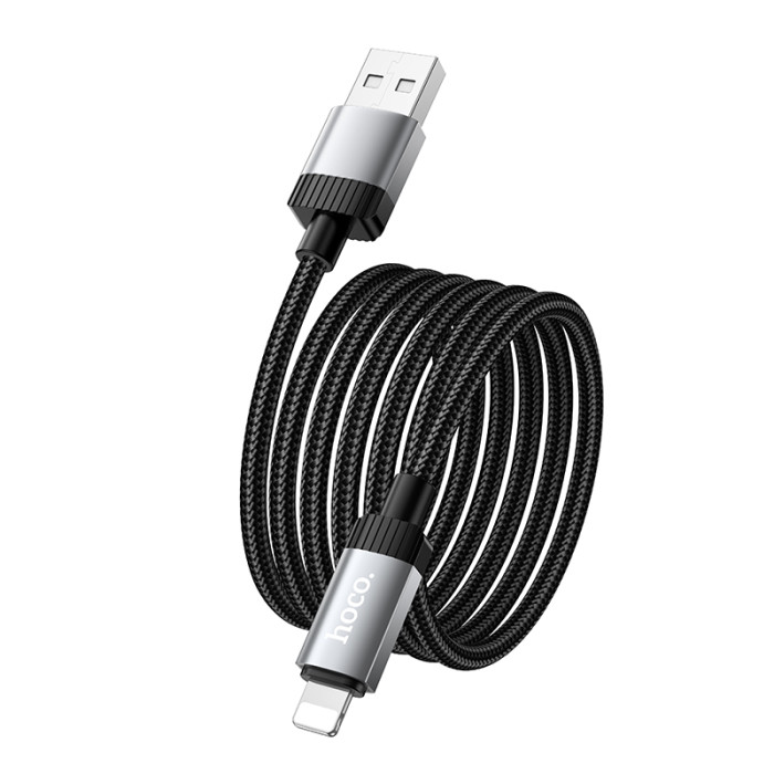 Кабель HOCO X117 Star charging data cable iP Black
