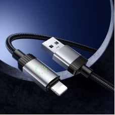 Кабель HOCO X117 Star charging data cable iP Black