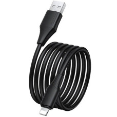 Кабель HOCO X124 Bien silicone charging data cable iP Black