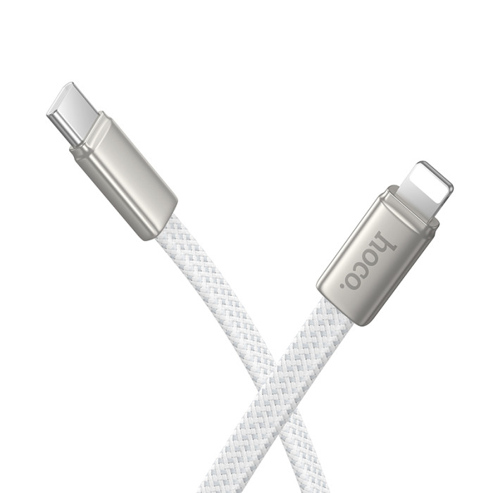 Кабель HOCO X125 Exceso PD30W charging data cable iP White