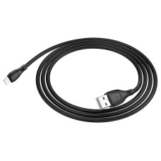 Кабель HOCO X61 Ultimate silicone charging data cable for iP Black