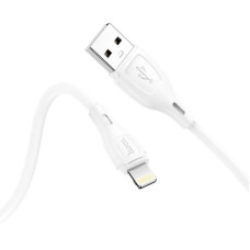 Кабель HOCO X61 Ultimate silicone charging data cable for iP White