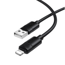 Кабель BOROFONE BX123 Leya silicone charging data cable iP Black