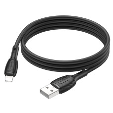 Кабель BOROFONE BX86 Advantage silicone charging data cable for iP Black