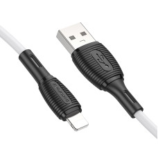 Кабель BOROFONE BX86 Advantage silicone charging data cable for iP White