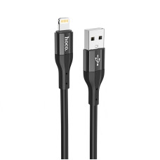 Кабель HOCO X72 Creator silicone charging data cable for iP Black