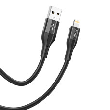 Кабель HOCO X72 Creator silicone charging data cable for iP Black