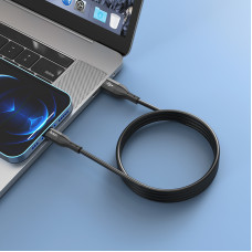 Кабель HOCO X72 Creator silicone charging data cable for iP Black