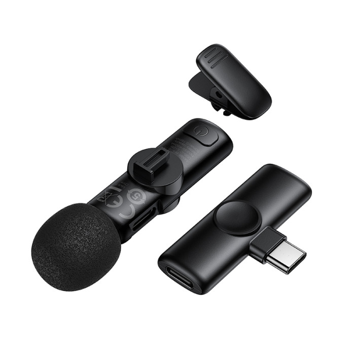 Бездротова мікрофонна система BOROFONE BFK16 Winner (Type-C) Black