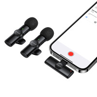 Бездротова мікрофонна система BOROFONE BFK16A Winner dual-mic (Lightning) Black