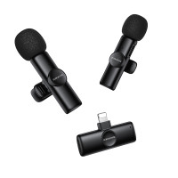 Бездротова мікрофонна система BOROFONE BFK16A Winner dual-mic (Lightning) Black
