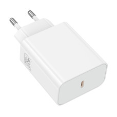Мережевий зарядний пристрій BOROFONE BA109A Star single port PD40W charger (EU) White