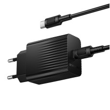 Мережевий зарядний пристрій з кабелем BOROFONE BAS75A Source single port PD30W charger set (C to C) (EU) Black
