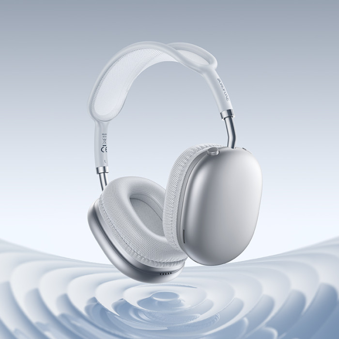 Бездротові накладні навушники BOROFONE BO36 Tone BT headphones Silver