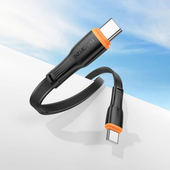 Кабель BOROFONE BX118 Esplendido 60W charging data cable C to C Black