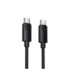 Кабель BOROFONE BX123 Leya 60W silicone charging data cable C to C Black