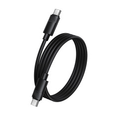 Кабель BOROFONE BX123 Leya 60W silicone charging data cable C to C Black