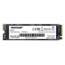 Накопичувач SSD M.2 Patriot P310 960GB NVMe 2280 PCIe 3.0x4 3D NAND TLC