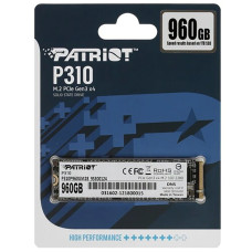 Накопичувач SSD M.2 Patriot P310 960GB NVMe 2280 PCIe 3.0x4 3D NAND TLC