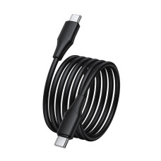 Кабель HOCO X124 Bien 60W silicone charging data cable C to C Black