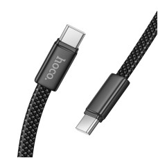 Кабель HOCO X125 Exceso 60W charging data cable C to C Black