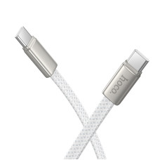 Кабель HOCO X125 Exceso 60W charging data cable C to C White