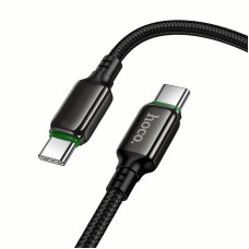 Кабель HOCO X127 Exceed 60W charging data cable C to C Black