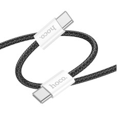 Кабель HOCO X104 Source 60W charging data cable Type-C to Type-C(L=1M) Black