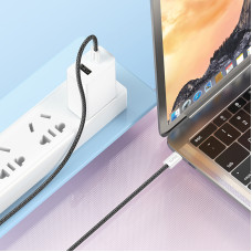 Кабель HOCO X104 Source 60W charging data cable Type-C to Type-C(L=1M) Black