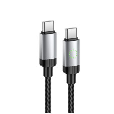 Кабель HOCO X117 Star 60W charging data cable C to C Black